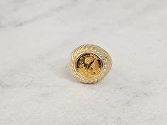 ♥ Coin Information ♥Coin: Panda CoinMetal Content: 1/20OZ Fine Gold .999 Denomination: 5 YuanCountry: ChinaYear: 1993Obverse: Temple of Heaven in BeijingReverse: Features a Panda on a rock cliff overlooking bamboo. ♥ Ring Information ♥Band Material: 14k Yellow GoldWeight: 12 - 13 Grams Rock Cliff, Bamboo Ring, Temple Of Heaven, Coin Ring, A Rock, Gold Bands, Temple, Gold Rings, Coin