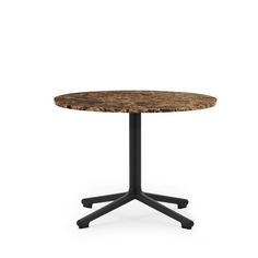 Lunar Coffee Table - High: 17.71H x 23.62 Ø / Polished Marble Coffee / Black Aluminum Marble Coffe Table, Tea Table Furniture, Coffee Table Arrangements, Triangle Coffee Table, Traditional Coffee Table, Coffee Table Ideas, Iron Coffee Table, Wooden Table Top, Oval Coffee Tables