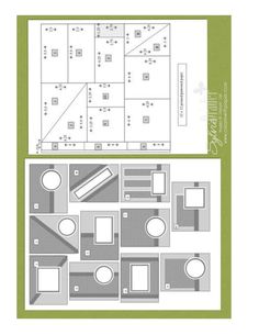 the layout and floor plan for an apartment building with lots of space to move around