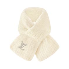 LOUIS VUITTON® - Only Lv Mini Comfy Scarf - Cream Scarf Louis Vuitton, Lv Scarf, Micro Bags, Louis Vuitton Official Website, Slouchy Bag, Stole Scarf, Leather Denim, Buckle Shoes, Monogram Bag