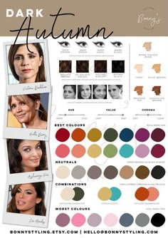 Autumn Skin Tone, Warm Skin Tone Colors