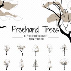 tree brushes for photoshops