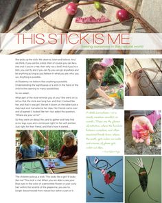 this is me magazine page with pictures of children making crafts