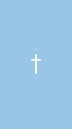 a white cross on a blue background