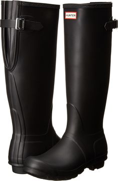 PRICES MAY VARY. First introduced in 1856, the Original Tall Boot lies at the heart of the Hunter brand. Formed of natural rubber, each pair is handcrafted from 28 parts and assembled over three days on an aluminium last bespoke to Hunter, before being vulcanised for superior protection. The Hunter Original tread pattern and comfortable 100% recycled polyester lining completes the design. This boot is 100% waterproof. 100% Vegan Knee High Rubber Boots, Womens Hunter Boots, Hunter Logo, Hunter Boot, Womens Rain Boots, Wellington Boots, Women Hunters, Classic Boots, Natural Latex