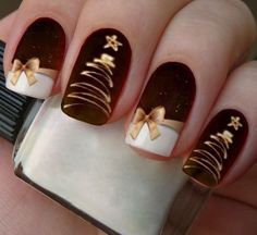 Christmas Nails Diy, Nail Art Images, Trendy Nail Art Designs, Colorful Nails, Christmas Nail Art Designs, Holiday Nail Art, Super Nails