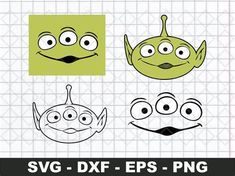 some cartoon faces with different expressions