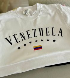 Venezuela Hasta El Final Tshirt, Trendy Venezuela 2024 Shirt, Con Venezuela, Gift For Venezuelan, Venezuela shirt Thanks for being here We are glad to serve you. Please contact us 24/7, we are always available! With your purchase you are helping us!. We are a small family business that believes in EQUALITY, FREEDOM and LOVE for everyone. How to order: 1.- Please, check our available sizes, colors and measurements. 2.- Choose your design. 3.- Enter your T-Shirt Color (Primary color) For Example; White Short Sleeve Sweatshirt With Logo, Cricut Projects Vinyl, Gold Letters, Small Family, Family Business, Primary Color, Shirt Color, For Everyone, Favorite Outfit