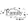 the word family written in black ink on a white background