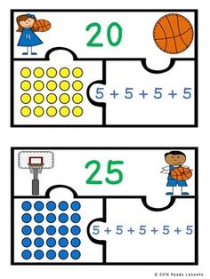 a puzzle with numbers and basketballs for kids to learn how to play the game