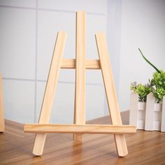 Wooden Easel for Paint by Numbers - Crafty By Numbers - Paint by Numbers - Paint by Numbers for Adults - Painting - Canvas - Custom Paint by Numbers Drawing Stand, Diy Easel, Table Easel, Diy Table Top, Easel Painting, Wood Easel, Wooden Painting, Card Table Wedding, Wooden Easel