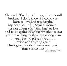 a poem written in black and white with the words, she said i've lost a