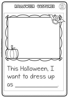 this halloween i want to dress up worksheet is for kids and adults alike