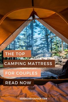 the top camping mattresses for couples read now