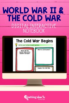 This unit covers American History from World War II through the beginning of the Cold War. This unit was written for upper elementary - middle school (grades 5 & 6). It covers Invasions (German and Japanese Expansion During WWII) and Ending the War in Europe (Yalta Conference, Occupation of Germany, Berlin Airlift) Yalta Conference, Berlin Airlift, History Interactive Notebook, Digital Interactive Notebook, Germany Berlin, Homeschool Elementary, Upper Elementary Classroom, World Geography