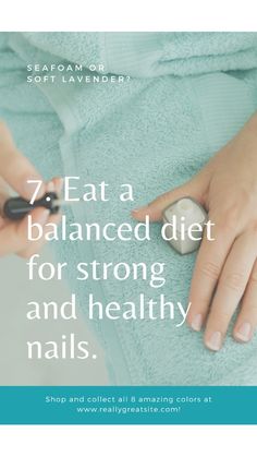 Protect your nails by maintaining good health through a balanced diet 🥗, staying hydrated 💧, managing stress 🧘‍♀️, and practising good nail hygiene ✋. These habits promote strong, resilient nails from the inside out. 💅 A Balanced Diet, Healthy Nails