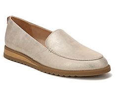 Get moving in comfort and make your feet happy with these sleek slip-on loafers that cushion your steps with padded insoles and flexible outsoles. From Dr. Scholl's. Low Heel Wedges, Women's Slip On Shoes, Wedge Loafers, Shoe Carnival, Dark Beige, Casual Shoes Women, Womens Oxfords, Slip Ons, Loafers For Women