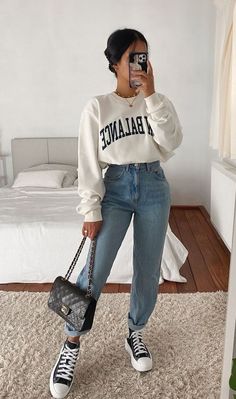 Smart Casual Women Outfits, Casual Chic Outfits, Casual College Outfits, Causal Outfits, Outfit Jeans, Trendy Fall Outfits