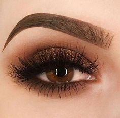 Eyeshadow Smokey Eye, Monolid Eye Makeup, Golden Eye Makeup, Rainbow Eye Makeup, Orange Eye Makeup, Bronze Eye Makeup, Makeup Photos, Gold Eye Makeup, Makeup Tip