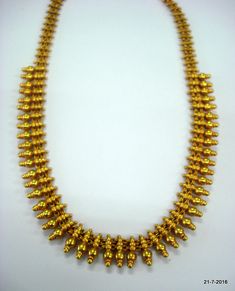 "ethnic silver with gold vermeil gold gilded gold plate necklace from Rajasthan India. great handmade design good for jewelry collection. length - 58 cm(22.8\") width max.. - 1.7 cm(0.67\") weight - 97 grams Material - 925 sterling silver.gold plate on top." Gold Bridal Necklace As A Gift, 22k Yellow Gold Bridal Necklace For Festivals, 22k Yellow Gold Temple Necklace For Festive Occasion, Gold Temple Jewelry Style Chain Necklace, Gold Temple Jewelry Chain Necklace Gift, Gold Temple Jewelry Necklaces As Gift, Antique Gold Temple Necklace For Festivals And Celebrations, Gold Brass Choker For Ceremonial Occasions, Traditional Antique Gold Necklaces For Celebration