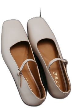 Leather Square Toe Flats Medium Width, Square Toe Mary Janes For Office, Leather Mary Jane Flats With Square Toe, Elegant Beige Square Toe Flats, Elegant Beige Flats With Square Toe, Square Toe Leather Shoes For Office, Classic Square Toe Mary Janes For Office, Classic Square Toe Flats With Leather Sole, Elegant Leather Mary Janes With Square Toe