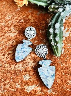 Arrowhead Gemstone Post Earrings | gussieduponline Arrowhead Earrings, Jewelry Western, Western Boutique, Native Style, Natural Stone Jewelry, Sterling Jewelry, Cowgirl Style, Style Earrings, Accessories Rings