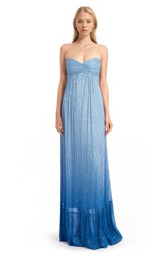 Shimmering Strapless Gown Empire Waist Gown For Gala, Isabel Marant Style, Drop Waist Gown, Empire Waist Gown, Jewel Badgley Mischka, Prom Dress Inspiration, Strapless Gown, Silk Charmeuse, Hoco Dresses