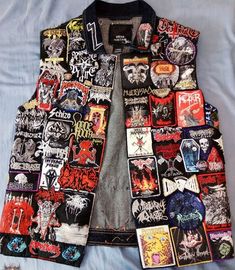 Metalhead Battle Jacket, Crust Punk Vest, Punk Patches Coats & Jackets, Thrash Metal Battle Jacket, Band Patches Jacket, Combat Jacket