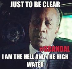 a man in a suit and tie sitting in a car with the caption just to be clear i am the hell and the high water