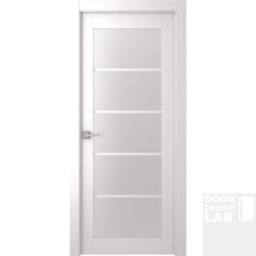 a white door with no glass on it