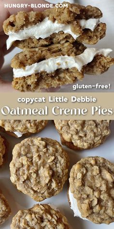 homemade oatmeal creme pie recipe, gluten free oatmeal cream pies, oatmeal creme pies, oatmeal creme pie, frosting, gluten free oatmeal cookies, gluten free oatmeal creme pie recipe, gluten free oatmeal cream pie recipe, copycat little debbie recipe, copycat little debbie oatmeal creme pies, copycat little debbie oatmeal cream pies , homemade cookie sandwiches, gluten-free oatmeal cookie sandwiches, gluten-free cookie sandwiches Gluten And Dairy Free Oatmeal Cream Pies, Little Debbie Gluten Free, Is Oatmeal Gluten Free, Gf Oatmeal Cream Pies, Dairy Free Oatmeal Cream Pie, Gluten Free Dairy Free Oatmeal Cookies, Gluten Free Iced Oatmeal Cookies, Gluten Free Oatmeal Cream Pies, Gluten Free Mini Pies