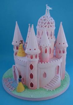 a cake that looks like a princess castle