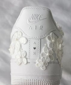 Bridal Air Force 1 Luxury Embroidered Sneakers Bridal Shoes Wedding Nike Air Force One Wedding Shoes Quinceañera Shoes - Etsy