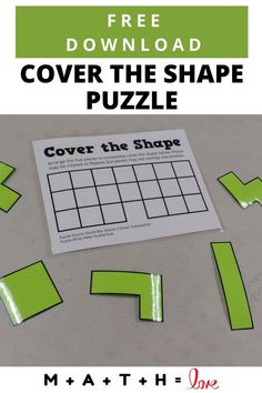 cover the shape puzzle. Shape Puzzles Free Printable, Class Puzzle, Create A Puzzle Printable, Geometry Puzzles, Cross Math Puzzle, Maths Classroom Displays, Math Puzzles Brain Teasers, Mathematics Activities