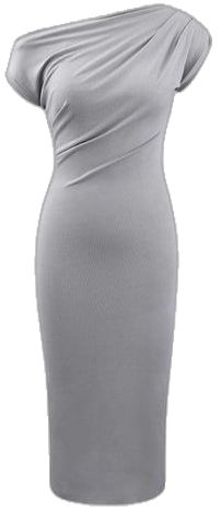 Cami Midi Dress, Strapless Midi Dress, 50's Dress, Bodycon Mini Dress, Cowl Neck, Gray Color, Midi Dress, Slim Fit, Mini Dress