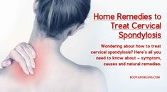 Wondering about how to treat cervical spondylosis naturally? Here’s all you need to know - including remedies to treat cervical spondylosis, its symptoms and causes. Neck Sprain, Severe Neck Pain, Forward Head Posture Exercises, Cervical Disc, Cervical Pain, Cervical Spondylosis, Pain Relief Remedies, Forward Head Posture, Neck Relief