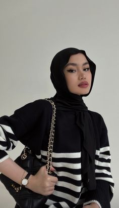 Street Hijab Fashion, Hijab Fashionista, Hijabi Style, Casual Hijab Outfit, Hijabi Outfits Casual, Everyday Fashion Outfits