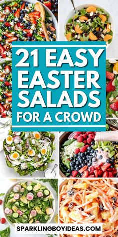 Kick off your Easter dinner menu with our vibrant Easter salad recipes! From fresh spring salad ideas to colorful, easter side dishes, we have everything to make your holiday table shine. Discover vegetarian and vegan Easter salad ideas, including delightful Easter salads with eggs and fruit salads for Easter. Try our Easter bunny salad for kids or a sophisticated Easter salad with flowers. Our make-ahead Easter salads ensure a delicious meal for everyone. Perfect for Easter brunch or dinner! Easter Lunch Vegetables, Fruit Salads For Easter, Easter Salads Pasta, Easter Dinner Salad Ideas, Easter Cold Side Dishes, Easter Fruit Salad Ideas, Easter Dishes To Bring Easy, Easter Pasta Salad Recipes, Easter Foods Dinner Side Dishes