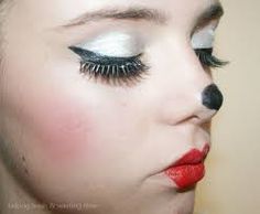 minnie mouse makeup - Google Search Minnie Mouse Cartoons, Minnie Mouse Nails, Mouse Cartoon