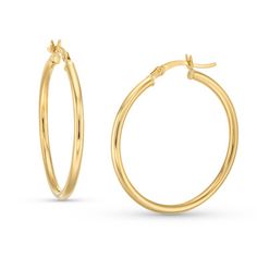 Perfect for every day wear, our Gold 2x30mm Tube Hoop Earrings are a classic staple ideal for every jewelry collection. Crafted with a hollow tube design, they are lightweight and easy to pair with any ensemble. Tube Hoop Earrings, Diamonds Direct, Tube Design, Gold Jewelry Earrings, Yellow Color, Gold Earrings, Jewelry Collection, Every Day, Hoop Earrings