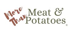 the logo for meat and potatoes, which is also available in storefronts or restaurants