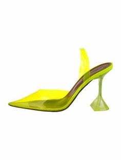 Amina Muaddi PVC Slingback PumpsGreenPointed-ToesStrapsIncludes Box & Dust Bag Amina Muaddi Shoes Green, Amina Muaddi, Designer Gifts, Slingback Pump, Vintage Holiday Dress, Chanel Shoes, Flat Sneakers, Louboutin Shoes, Christian Louboutin Shoes