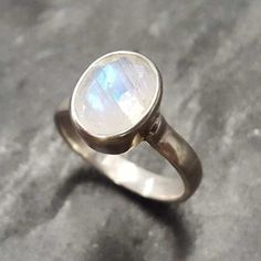 Moonstone Ring, Natural Moonstone, Promise Ring, June Birthstone, Solitaire Ring, White Flashy Ring, Rainbow Moonstone, Solid Silver Ring Oval Large Stone Moonstone Wedding Ring, Oval Moonstone Ring In White Gold, Silver Oval Moonstone Ring With Bezel Setting, Oval Moonstone Ring With Bezel Setting In Silver, Oval Moonstone Ring With Large Stone In Sterling Silver, Sterling Silver Oval Moonstone Birthstone Ring, Oval Moonstone Birthstone Ring In Sterling Silver, Handmade Oval White Gold Moonstone Ring, Bezel Ring