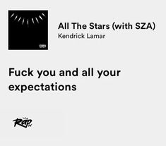 an advertisement with the words,'all the stars with sza '