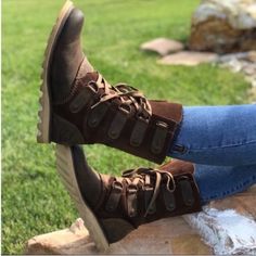 Reposhing This Item I Purchased From @Fabulouso. Loved It, But Ready To Rotate For Something New. Questions? Leave A Comment Below! Sorel Whitney Boots, Sorel Wedge Boots, Brown Winter Boots, Duck Shoes, Joan Of Arctic Wedge, Quilted Boots, Sorel Boots, Fur Lined Boots, Moccasin Boots