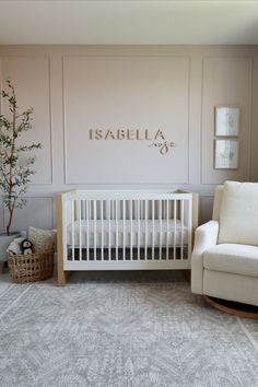 Girl nursery with a Timberwood Designs Sign and Script. Cozy Baby Room, Girl Nursery Themes, Baby Room Themes, Baby Room Neutral, Girl Nursery Room, Nursery Room Design