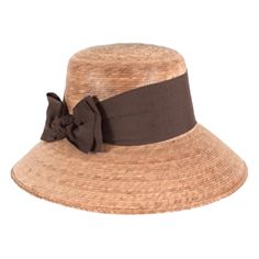 Downton Abby style summer big brim cloche hat with wide grosgrain ribbon band and bow knot. Downward sloping wide brim, 3.75" Tightly woven palm leaf hat provides excellent sun protection, UPF 50+. Naturally water resistant. Stretch inner band for perfect fit and maximum comfort. 100% palm fiber. Handcrafted in Mexico. Somerset with black band and bow. These beautiful and stylish Tula hats are made of natural palm fibers and are handcrafted in Mexico by local artisans. Tula hats are sustainable, Hat Blocks, Womens Hat, Elegant Hats, Cloche Hat, Black Bow, Hat Sizes, Somerset, Gifts For Pet Lovers, Upf 50