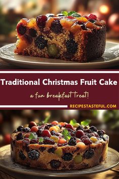 Dried Fruit Cake, Rum Fruit Cake, Vintage Christmas Recipes, Christmas Fruit Cake, Fruit Cake Christmas, Festive Desserts, Christmas Fruit, Cherry Candy, Baked Goodies