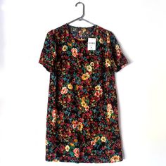 Forever 21 Shift Dress, Brand New With Tags! Forever 21 Floral Print Short Sleeve Dress, Forever 21 Floral Print Dress With Short Sleeves, Mustard Yellow Dresses, Zip Front Dress, Fringe Mini Dress, Cowl Dress, Sleeveless Sweater Dress, Striped Knit Dress, Stripped Dress