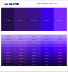 the color palette is shown in purple